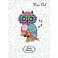 Ежедневник недат. А5 112л "Мода и стиль. Совы. Owls" 7БЦ, поролон, мат.ламинация, выб.лак, блестки, ляссе, Listoff