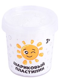 Шариковый пластилин Puzzle Foam, белый