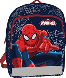 Рюкзак школьный "Spider-man" 34*27,5*10см, мягкая спинка, синий, Disney