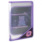 Папка для уроков труда А4 "МАРМЕЛАДНЫЙ МИШКА" пластик, 22,8*32,8см, молния с трех сторон, внутр.разделитель, эласт.держатели для канц.принадлежностей, УФ-печать