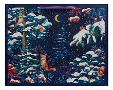 Пакет А3+ 50*40*15 "Сказочный лес" Новый год, бум.ламинат