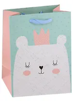 Пакет А5 23*18*10 "Милые зверята" дет., бум.мат