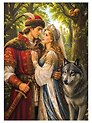 ПАЗЛЫ 500 элементов. СКАЗКИ. ИВАН, ЕЛЕНА И ВОЛК (Арт. Х500-0181)