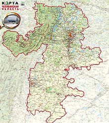 Челябинская область Карта (1:500000). Гитис М. (Слугин ИП)