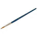 Кисть художественная №9 "Галерея", синтетика, круглая, короткая ручка, Гамма