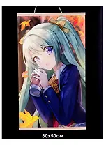 Набор для творчества "Картина по номерам на подвесе "After school". ПАННО. Аниме. 30х50 см