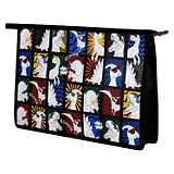 Папка для тетрадей А4 "ДИНО-КОМИКС" полипропилен, 33*23*7см, молния, дно с расширением, УФ-печать