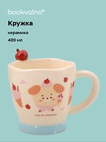 Кружка с яблоком Собачка (керамика) (400мл) (12-34466-RC-6248)