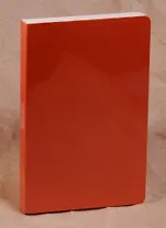 Бизнес-блокнот А5 128л кл. "NADIR" оранжевый, лайт, интегр.переплет, тонир.блок, Hatber