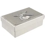 Подарочная коробка «Металлик серебро», средняя