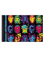 Альбом для рисования Hatber, "Мстители. Marvel", А4, 32 листа, на спирали, в ассортименте