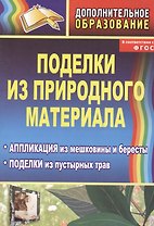 Поделки из природного материала. Аппликация из мешковины и бересты, поделки из пустырных трав. Издание 2-е
