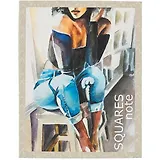 Книга для записей А5 96л кл. "Girl power" интегр.переплет, ламинация soft-touch