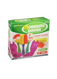 Набор Тесто на раст. основе Леденцы на палочке (23434) (OE-MD/3LIP1) (3цв.х28гр.+3 формочки+3 палочки) (3+) (коробка)