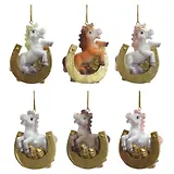 Фигурка декоративная подвесная Лошадка, 6 вариантов (5х2х7) (821416)