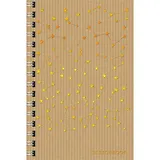 Скетчбук А5, 80л.Созвездия 7Б крафт - бумага, внутр.блок слоновая кость 100гр/м2,на гребне