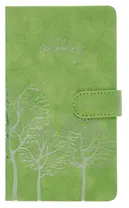 Ежедневник недат. А6+ 120л 110x190 "Тиволи" зеленый, кожзам, тв.переплет, тисн.фольгой, магнит.клапан, офсет, загругл.углы, справ.мат-лшы, ляссе, инд.уп