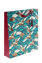 Пакет A3 46*33*10 "Журавли" жен., бум.мат.ламинат