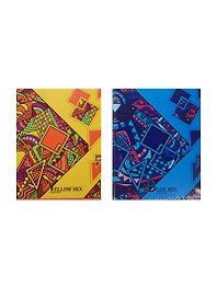 Тетрадь 160л кл. "Color Mix" на кольцах, смен.блок, выб.лак, ламинация, ассорти, БиДжи