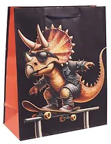 Пакет А4 32*26*12 "Динозаврик" дет., бум.мат.ламинат