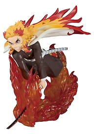 Фигурка Аниме Клинок рассекающий демонов Kyojuro Rengoku Кёджуро Ренгоку (14см) BP29069P (BNS1216)