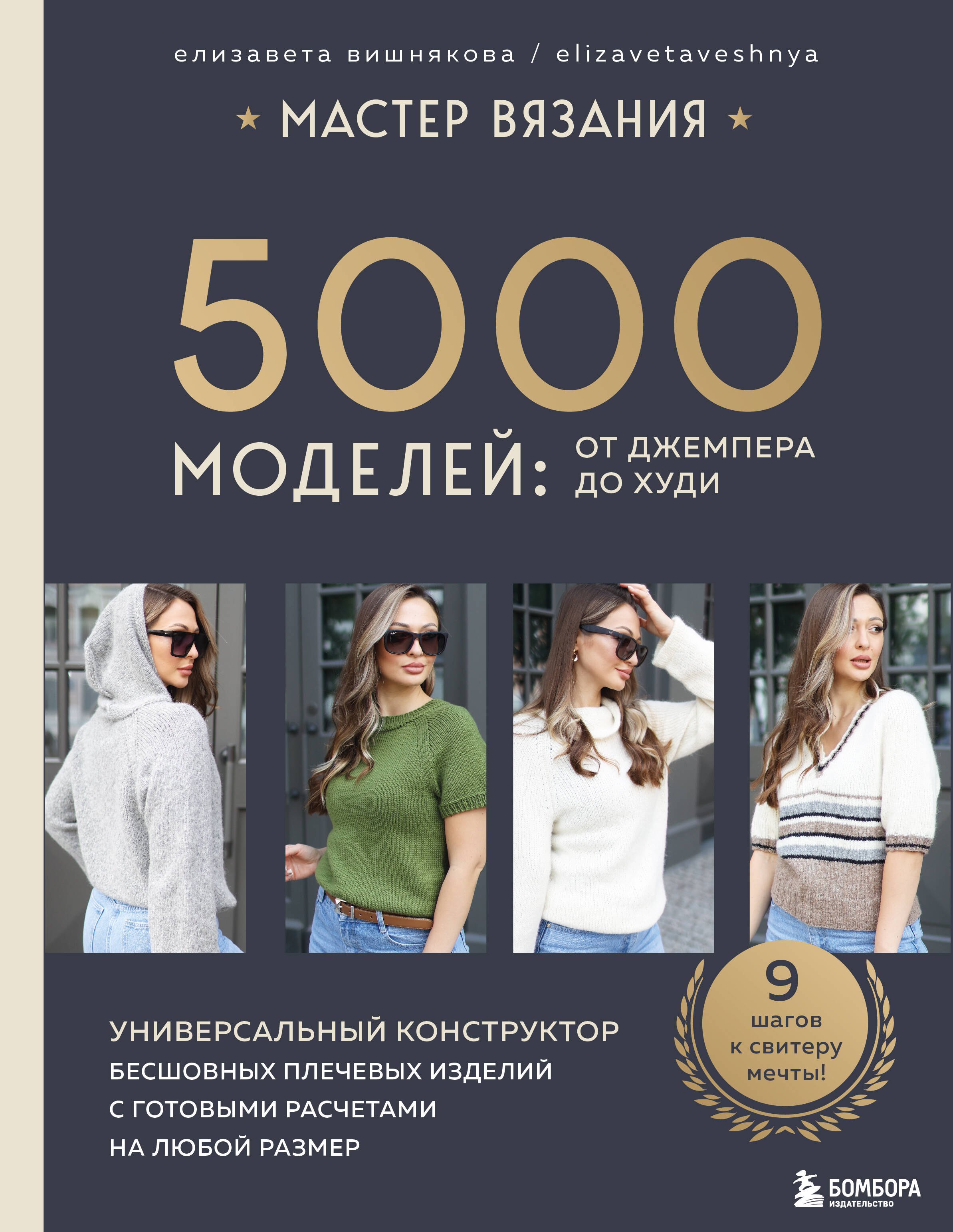 МАСТЕР ВЯЗАНИЯ. 5000 моделей: от джемпера до худи. Универсальный конструктор бесшовных плечевых изделий с готовыми расчетами на любой размер
МАСТЕР ВЯЗАНИЯ. 5000 моделей: от джемпера до худи. Универсальный конструктор бесшовных плечевых изделий с готовыми расчетами на любой размер