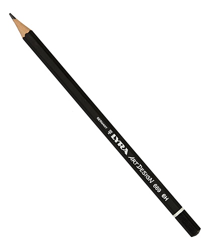 Карандаш чернографитный художественный, LYRA ART DESIGN, мягкость 6H, L1110116