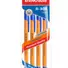Ручки шариковые Erich Krause, R-301 Orange Stick, синие 0,7 мм 4 штуки - 0