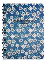 Записная книжка А6 80л кл. "Ромашки" спираль, Kairui