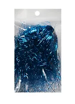 Дождик блестящий для декора в блистере 10гр голубой