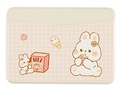 Чехол для карточек горизонтальный Kawaii  Зайки (ДКГ2023-132)