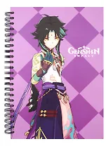 Скетчбук "Xiao" Genshin Impact, А5, 60 листов