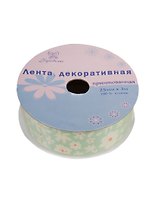 Тесьма с рисунком (PCR-007) (25мм х 3м) (лента декор. принтован.) (Рукоделие) (катушка)