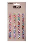 Стразы самоклеящиеся «Полоски», разноцветные, Art idea - 0