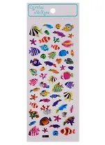 Наклейки эпоксидные Рыбы микс JYG654-JYG141