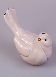 Декор Птичка (13,5х8,5х14,5см) (керамика) (6703)