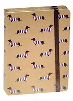 Записная книжка А6 96л кл. "Таксы" 7БЦ, Kairui