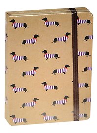 Записная книжка «Таксы» А6, 96 листов в клетку, Kairui