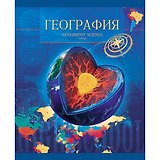 Тетрадь предметная в клетку Unnika, "Школьная серия. География", 40 листов