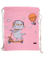 Сумка-мешок "Басик на самокате" 42*34см