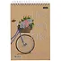 Скетчбук А5 32л "My bike" крафт бумага 170г/м2, тв.подложка, гребень - 0