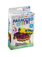Набор для творчества Оригами Happy loom Паракорд экстрим: 6 паракордов, 6 замочков, 2 подвески, инс