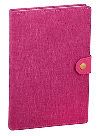 Алфавитная книга на кнопке Lezar А5, 104 листа, розовая