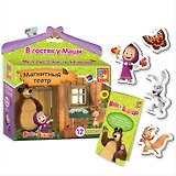 Магнитный театр Маша и Медведь В гостях у Маши (VT3206-22) (3+) (Vladi Toys)