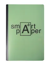 Тетрадь А4- 60л кл. "Simply. Мятный" скрепка, прозр.пластик с печатью, скр.углы, инд.уп.