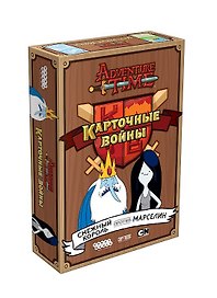 Настольная игра «Время приключений Карточные войны Снежный король против Марселин», Hobby World