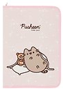 Папка для тетрадей А4 "Pusheen" 32,5*23*2,5, розовая, пластик, молния с трех сторон