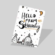 Магнит Hello from St.Petersburg (Санкт-Петербург) (МVS-01260)