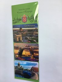 Набор магнитов. 3 шт. Санкт-Петербург NM-007
