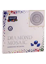 Алмазная мозаика MAZARI Орнамент 13 , 30х30см частичная выкладка, стразы разного размера